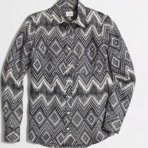 J.Crew Southwestern Button Up